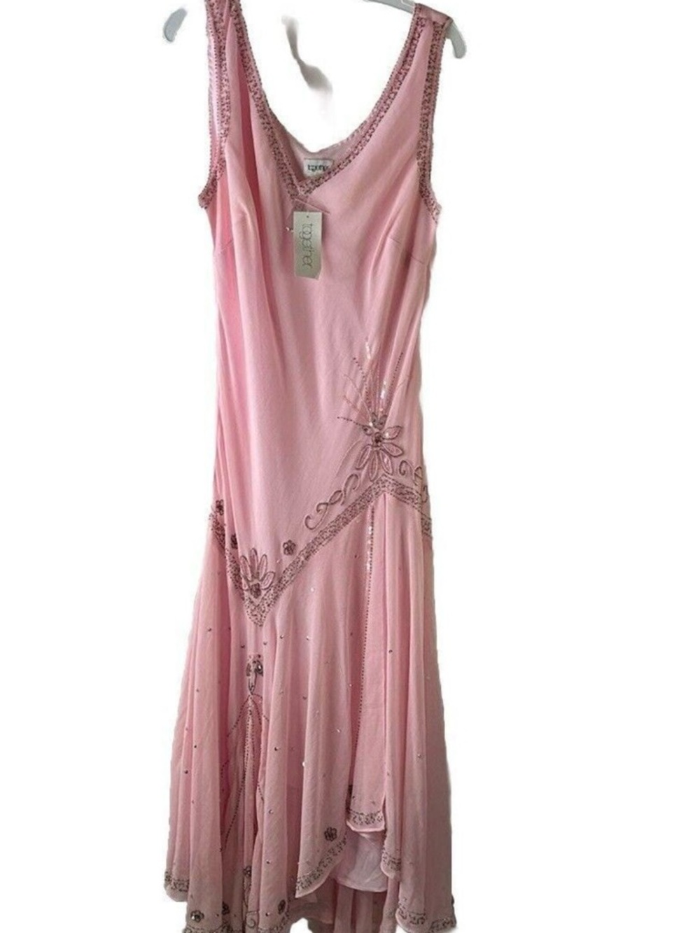 Vintage Pink Beaded fairy dress